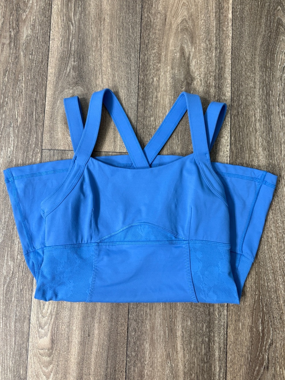 lululemon athletica Blue Strappy Tank Top
